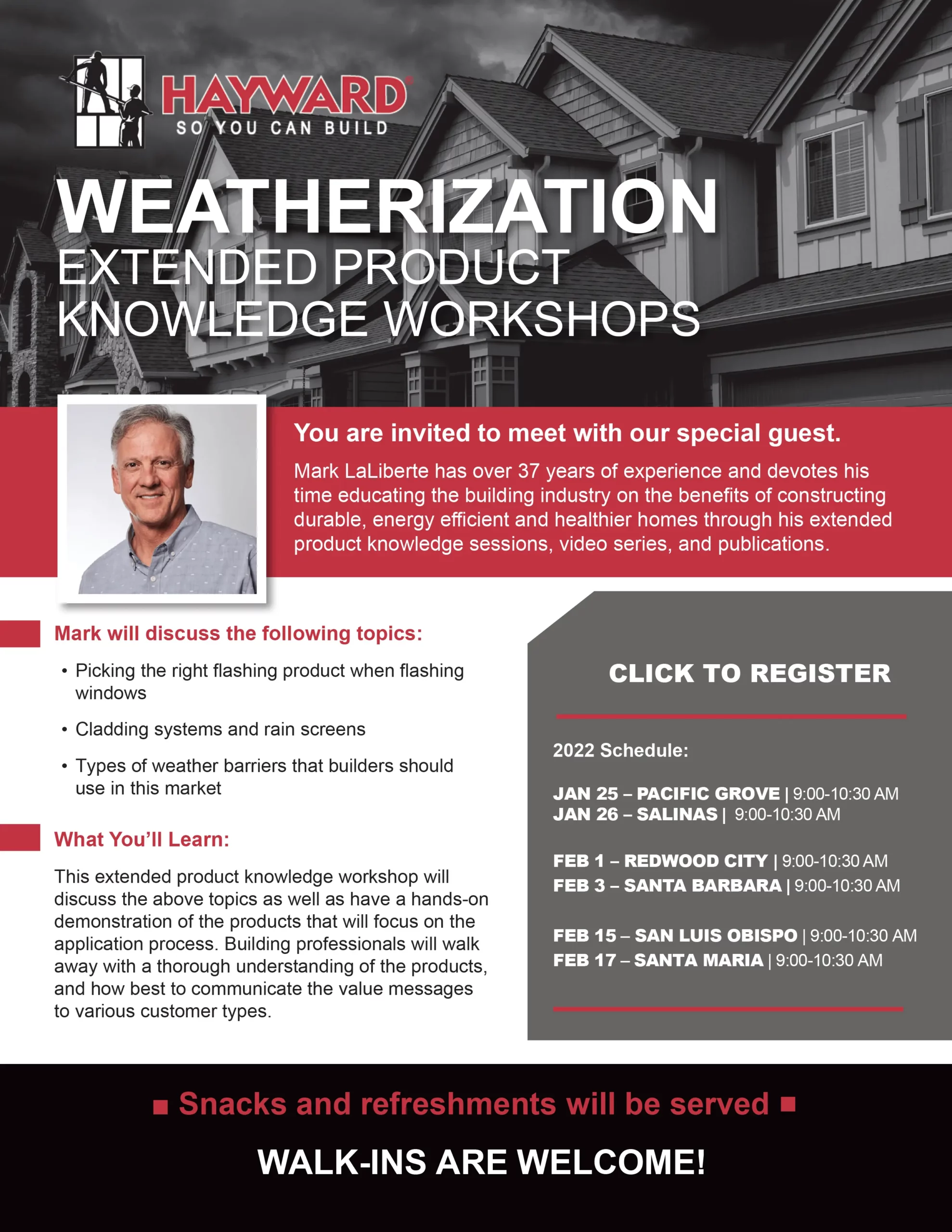 Weatherization event